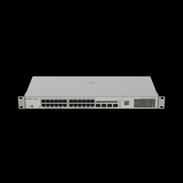 24-Port Gigabit Layer 2+ Cloud Managed PoE Switch, 4 x 10G Uplinks RG-NBS3200-24GT4XS-P-V2