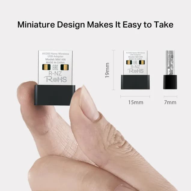 AX300 Nano Wi-Fi 6 USB Adapter MA14N