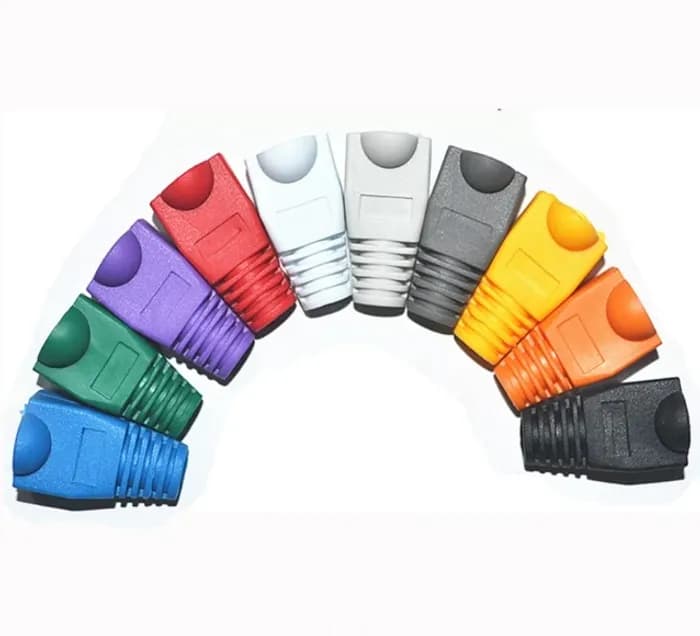 Connector sheath RJ45 for Cat 5/6 UTP Transparent
