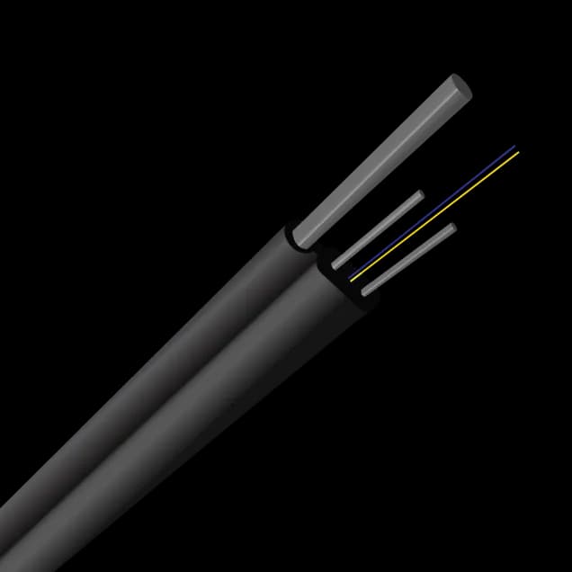 OptoWire-AM-L-FL-1FO-0.6KN Drop Outdoor Flat optical cable