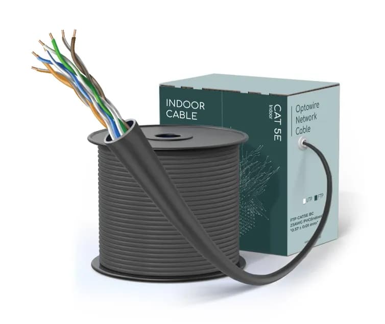 FTP CAT5E BC 23AWG PVC(indoor) "0.57 ± 0.01 mm"