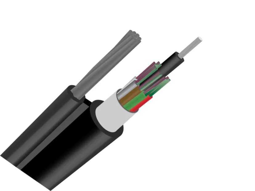 OptoWire AM-S-24FO-7.5KN Aerial Figure-8 Optical Cable