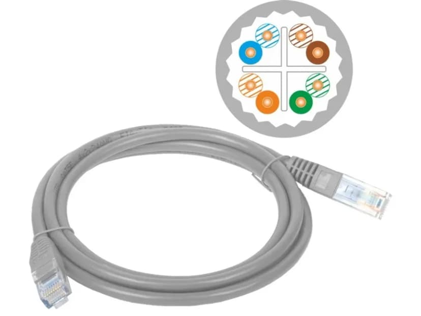 Patch cord UTP Cat6A LSZH 0.6m