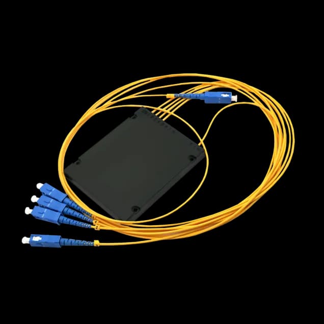 Optowire PLC Splitter 1x4, 2.0mm, ABS BOX, SC/UPC