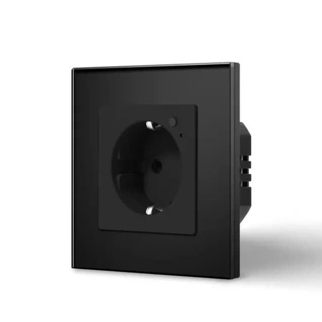 Wi-Fi EU Type F Single Socket 16A (Black) VIV-TW-WF1F-WT