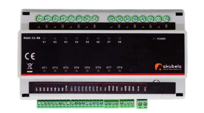 Switch Actuator(RS-485) Akubela RSAC-C1-R8