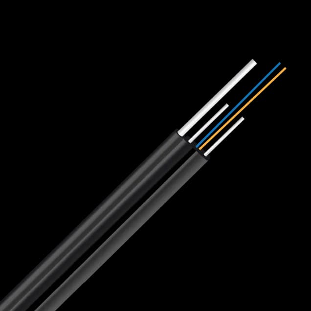 Optowire-AM-L-FL(D)-1FO-0.8KN Drop Outdoor Flat Dielectric optical cable