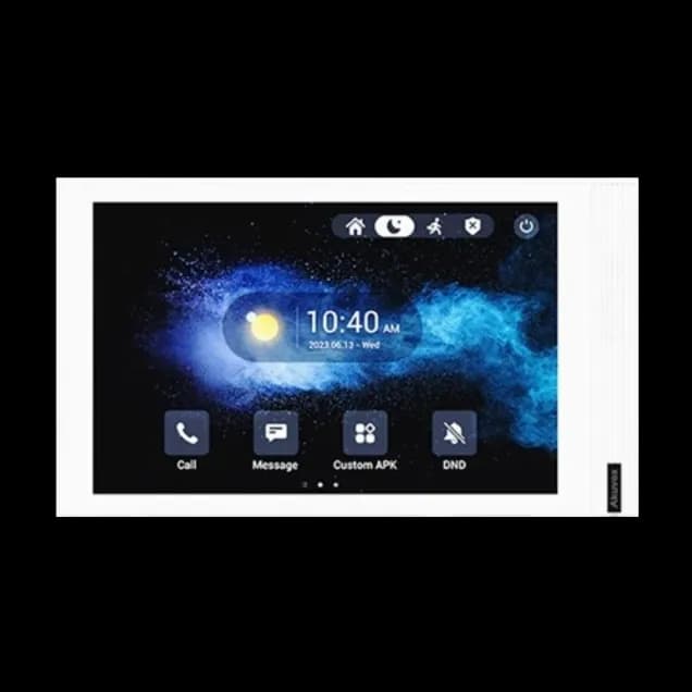 S567G-White 10.1'' Android Indoor Monitor (Included On-Wall-Installation-Kit) WiFi 5MP Camera