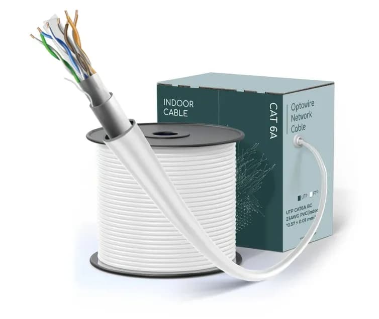 Optowire   U/FTP CAT6a, Indoor, 100% Copper PVC, 0.57