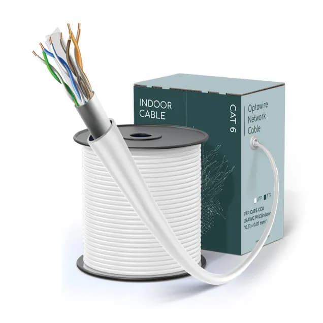FTP CAT6 CCA 24AWG PVC(indoor) "0.51 ± 0.01 mm"