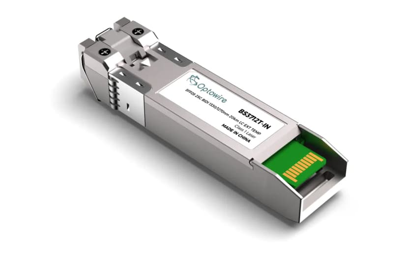 SFP28 25G BIDI 1330/1270nm 20km LC EXT TEMP