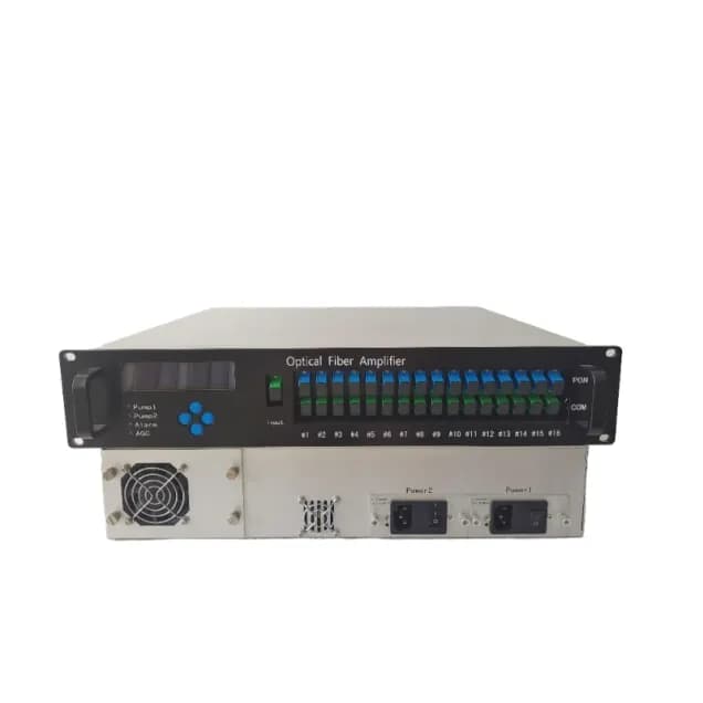 16 port 12~15dbm with wdm EDFA YHP-1550-16