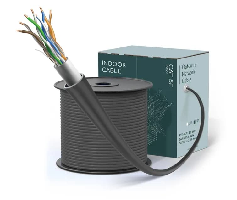 FTP CAT5E BC 24AWG LSZH "0.50 ± 0.01 mm"
