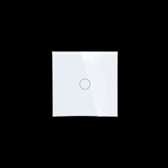  1 Gang Smart Wi-Fi Touch Switch with Neutral (White) VIV-TW-6WF101N-WT