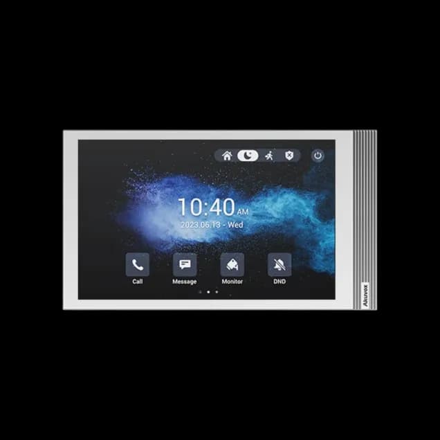 S563-White 8-Inch SIP Indoor Monitor (Included On-Wall-Installation-Kit)